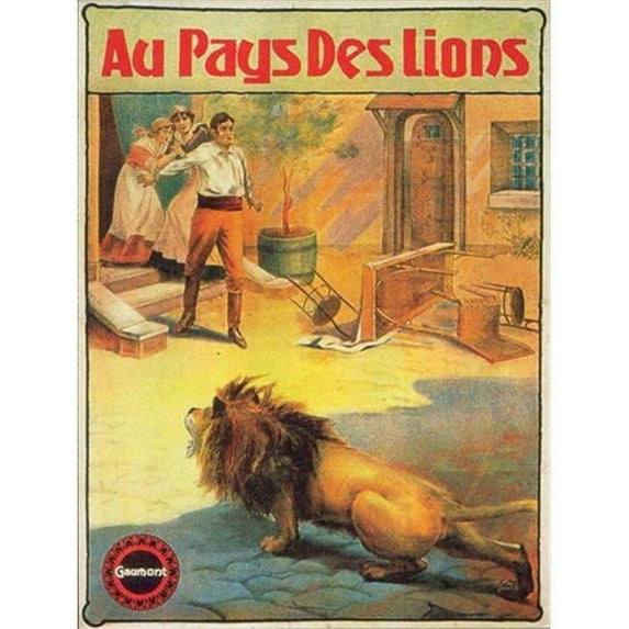 Pop Culture Graphics MOV417282 Au Pays Des Lions Movie Poster, 11 x 17