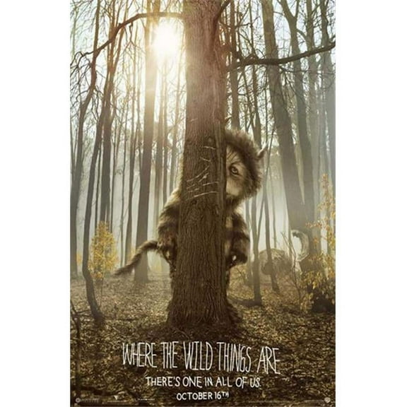 Pop Culture Graphics MOV485102 Where The Wild Things Are - Style B Movie Poster, 11 x 17