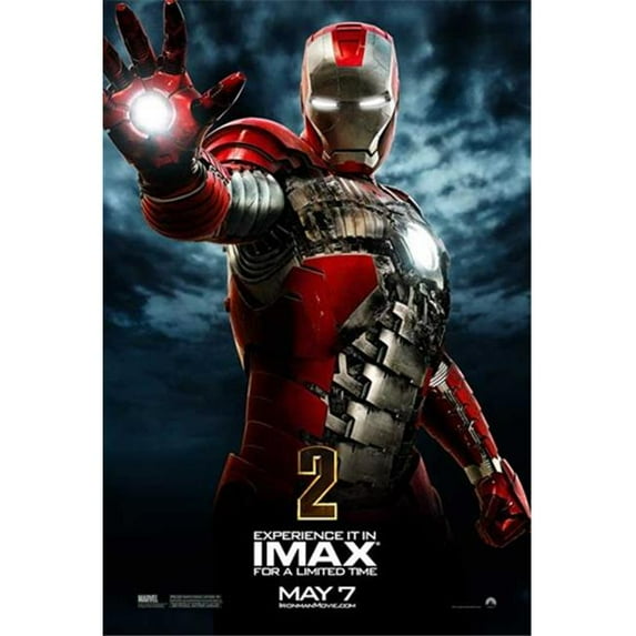 Pop Culture Graphics MOVAB34090 Iron Man 2 Movie Poster, 11 x 17