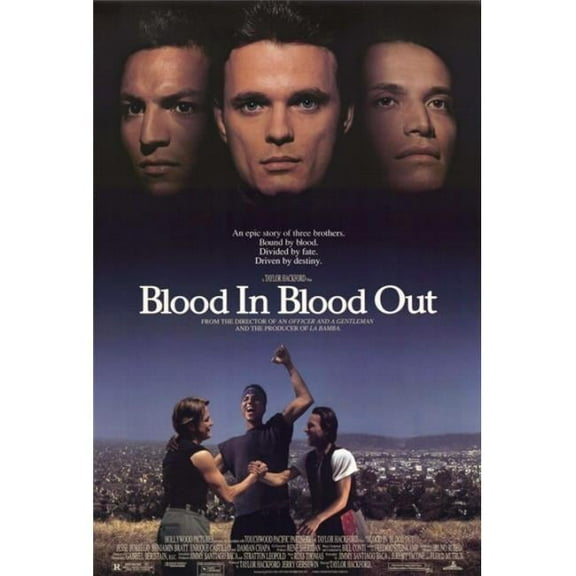 Pop Culture Graphics MOVAF2386 Blood in Blood Out - Bound by Honor Movie Poster Print, 27 x 40