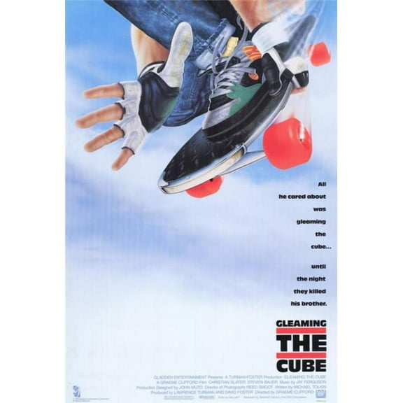 Pop Culture Graphics MOVAF4385 Gleaming The Cube Movie Poster Print, 27 x 40