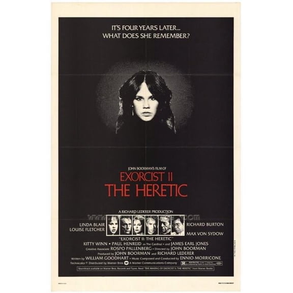 Pop Culture Graphics MOVAF6423 Exorcist 2 - The Heretic Movie Poster Print, 27 x 40