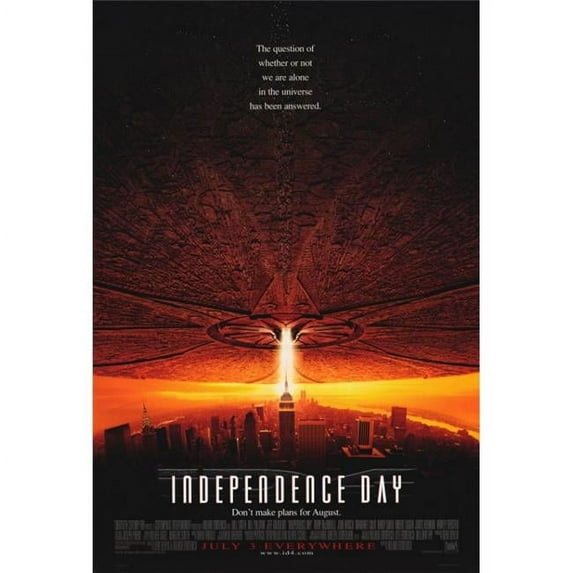 Pop Culture Graphics MOVAF8301 Independence Day Movie Poster Print, 27 x 40