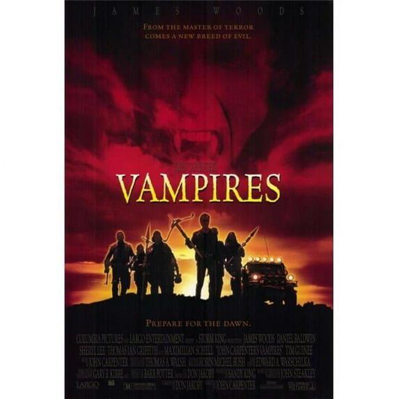 Pop Culture Graphics MOVAF9403 John Carpenters Vampires Movie Poster Print, 27 x 40