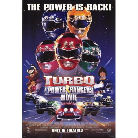 Pop Culture Graphics MOVAH5682 Turbo - A Power Rangers Movie Movie Poster Print, 27 x 40