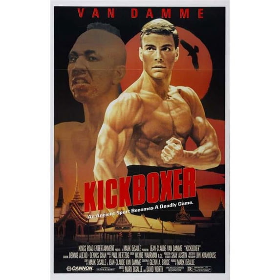 Pop Culture Graphics MOVCB35710 Kickboxer Movie Poster Print, 27 x 40