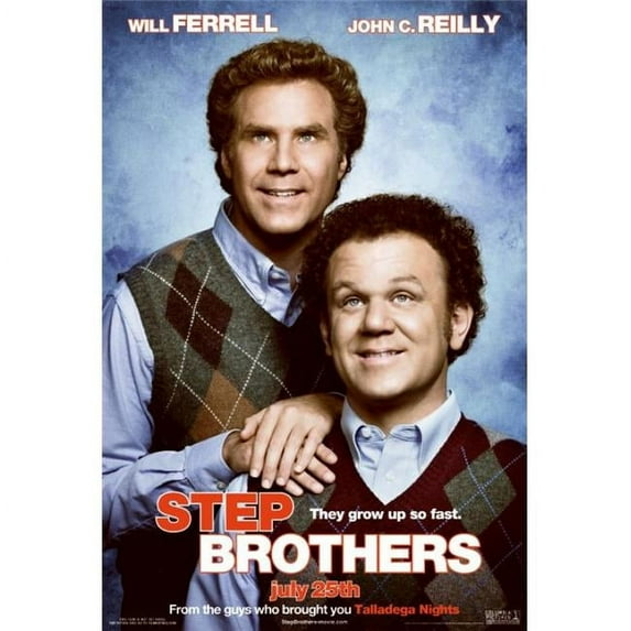 Pop Culture Graphics MOVCI6156 Step Brothers Movie Poster Print, 27 x 40