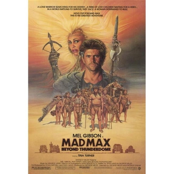 Pop Culture Graphics MOVEF8262 Mad Max - Beyond Thunderdome Movie Poster Print, 27 x 40