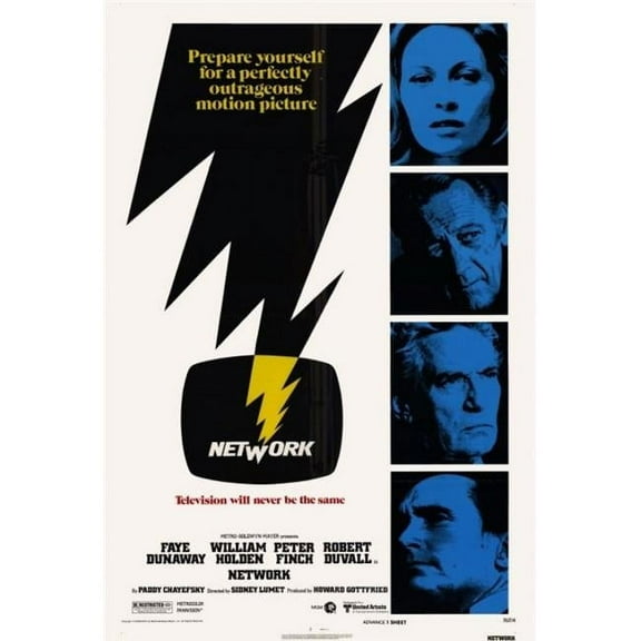 Pop Culture Graphics MOVEH4776 Network Movie Poster Print, 27 x 40