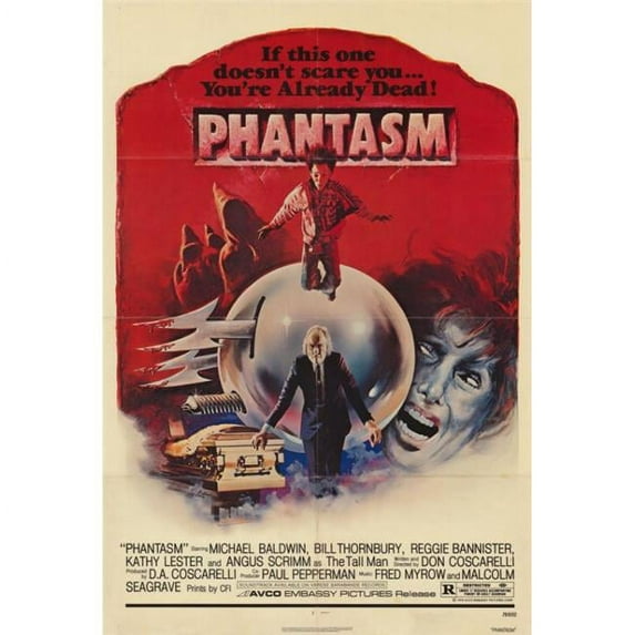 Pop Culture Graphics MOVEH9000 Phantasm Movie Poster Print, 27 x 40