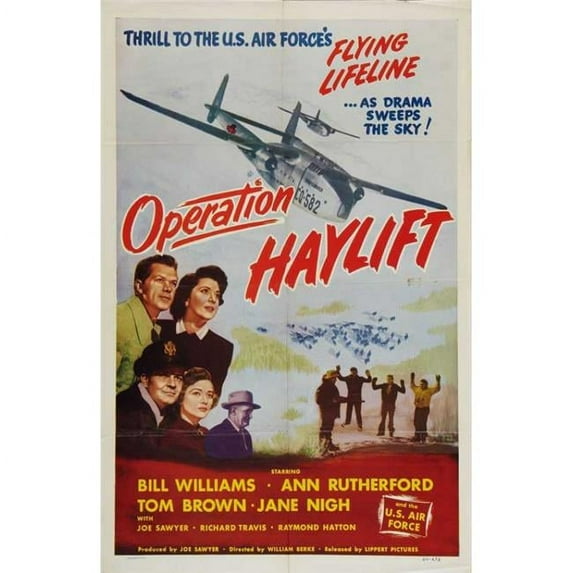 Pop Culture Graphics MOVGB03324 Operation Haylift Movie Poster Print, 27 x 40