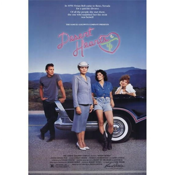 Pop Culture Graphics MOVGF0385 Desert Hearts Movie Poster Print, 27 x 40