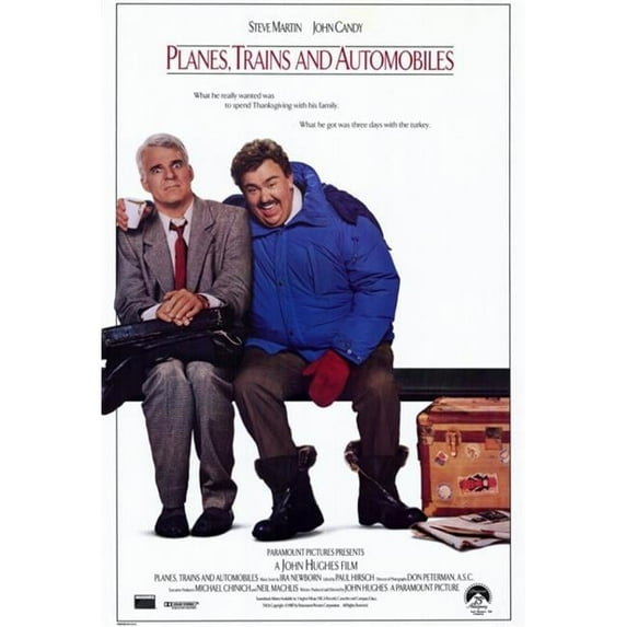 Pop Culture Graphics MOVGF4375 Planes Trains & Automobiles Movie Poster Print, 27 x 40