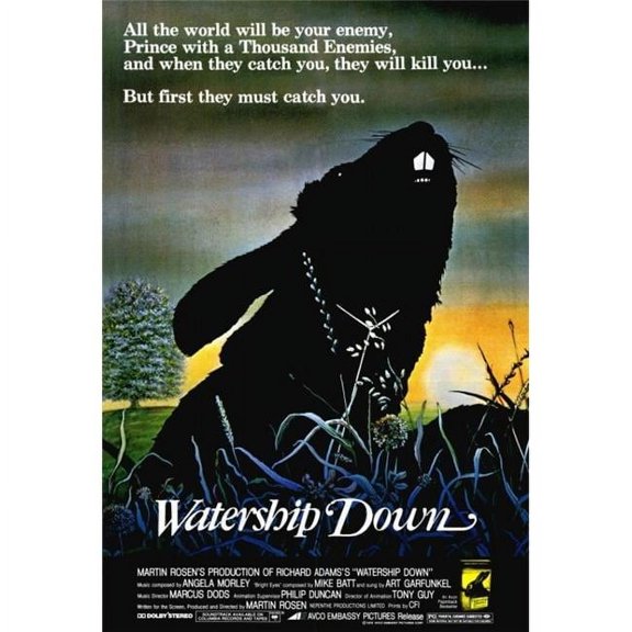Watership Down Movie Poster Print (27 x 40)