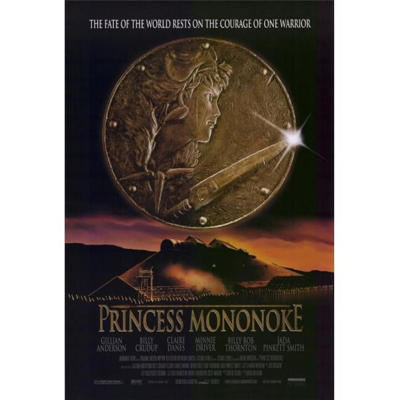 Pop Culture Graphics MOVGF9614 Princess Mononoke Movie Poster Print, 27 ...