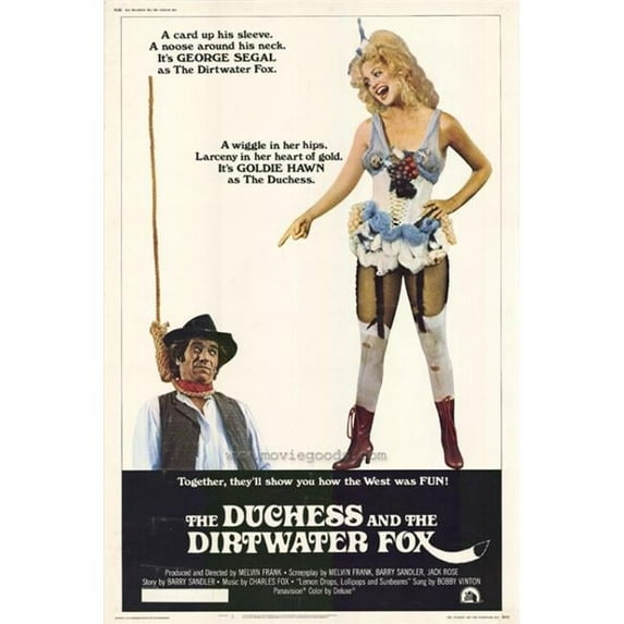 Pop Culture Graphics MOVGH1343 The Duchess & The Dirtwater Fox Movie Poster Print, 27 x 40