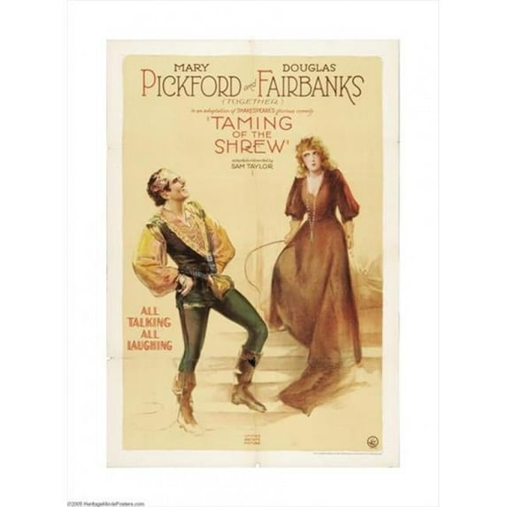 Pop Culture Graphics MOVGJ4111 The Taming of The Shrew Movie Poster Print, 27 x 40