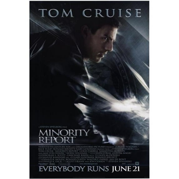 Pop Culture Graphics MOVIF0353 Minority Report Movie Poster Print, 27 x 40