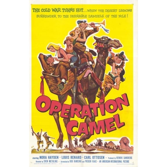 Pop Culture Graphics MOVIF2089 Operation Camel Movie Poster, 11 x 17
