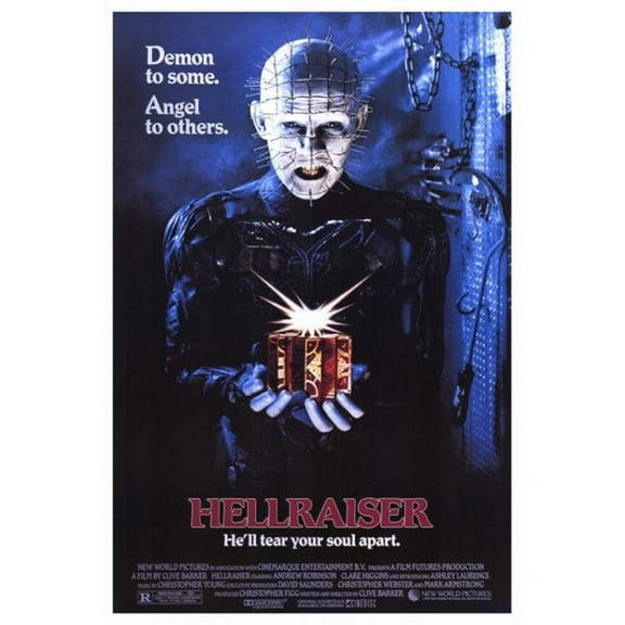 Pop Culture Graphics MOVIF5369 Hellraiser Movie Poster Print, 27 x 40