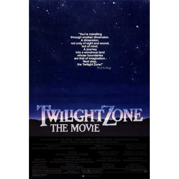 Pop Culture Graphics MOVIF5372 Twilight Zone - The Movie Movie Poster Print, 27 x 40