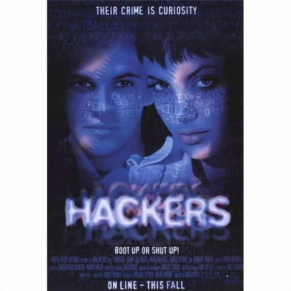 Pop Culture Graphics MOVIF6408 Hackers Movie Poster Print, 27 x 40