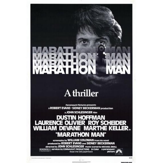 Pop Culture Graphics MOVIG0725 Marathon Man Movie Poster Print, 27 x 40