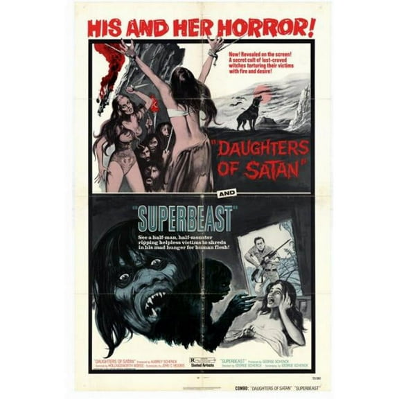 Pop Culture Graphics MOVIH0713 Superbeast Movie Poster Print, 27 x 40