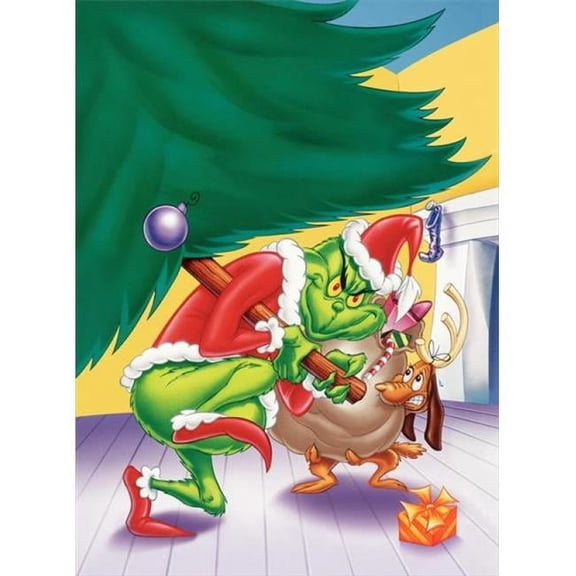 Pop Culture Graphics MOVIJ6252 How The Grinch Stole Christmas Movie Poster Print, 27 x 40