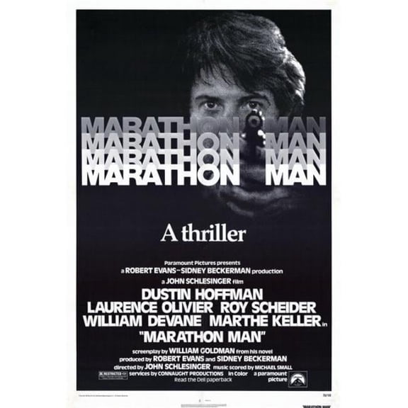 Pop Culture Graphics  Marathon Man Movie Poster Print - 27 x 40