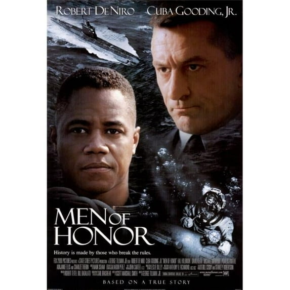 Pop Culture Graphics Men of Honor Movie Poster Print - 27 x 40