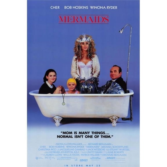 Pop Culture Graphics  Mermaids Movie Poster Print - 27 x 40