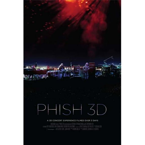 Pop Culture Graphics Phish 3D Movie Poster - 11 x 17