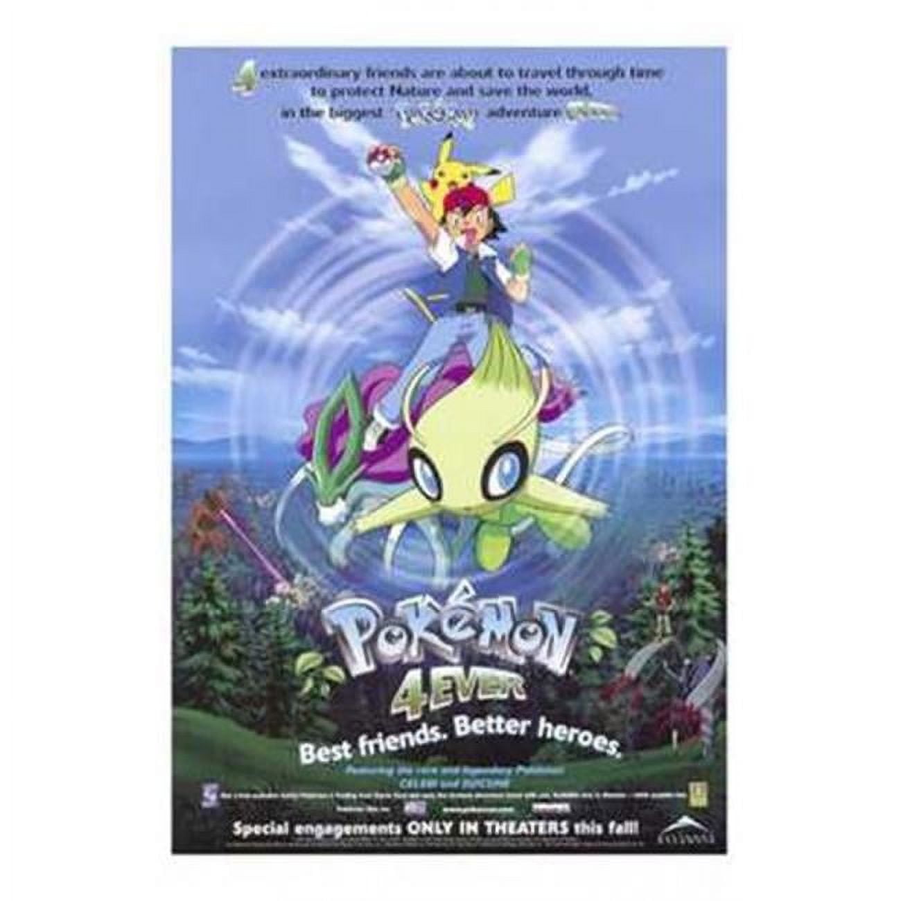 Pop Culture Graphics Pokemon 4Ever Movie Poster 11 x 17 Walmart