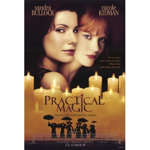 Pop Culture Graphics  Practical Magic Movie Poster Print - 27 x 40