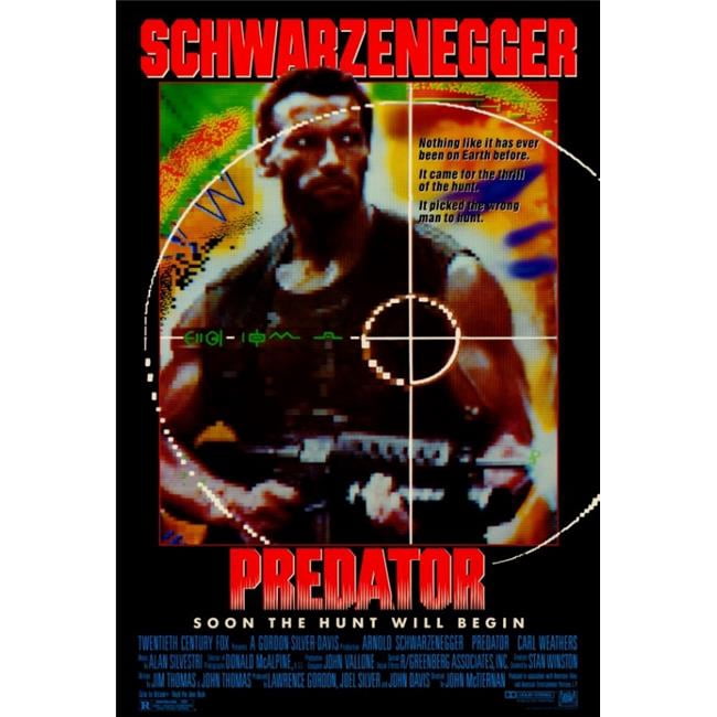 Predator Movie Depredador Predator Movie Poster Print (27 X 40
