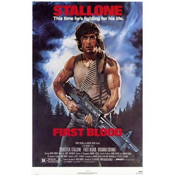 Pop Culture Graphics  Rambo First Blood Movie Poster - 11 x 17