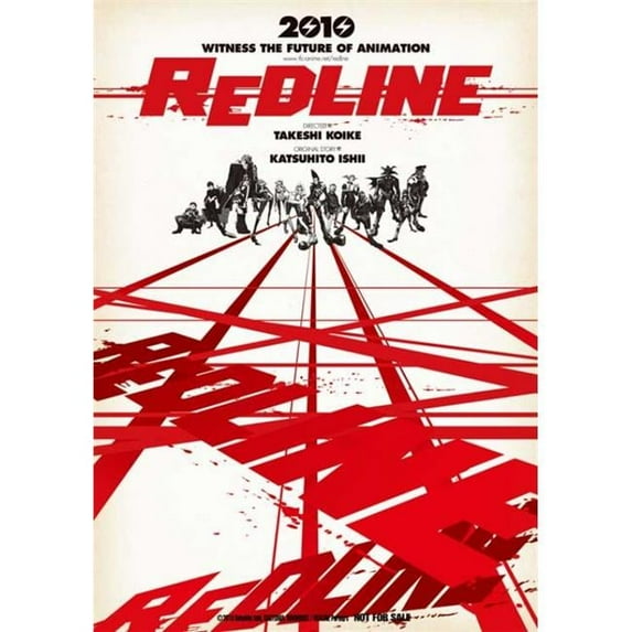 Pop Culture Graphics Redline Movie Poster, 27 x 40
