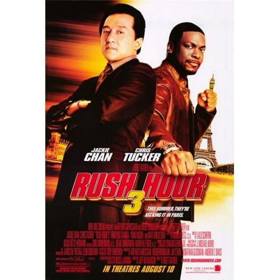 Pop Culture Graphics Rush Hour 3 Movie Poster Print - 27 x 40
