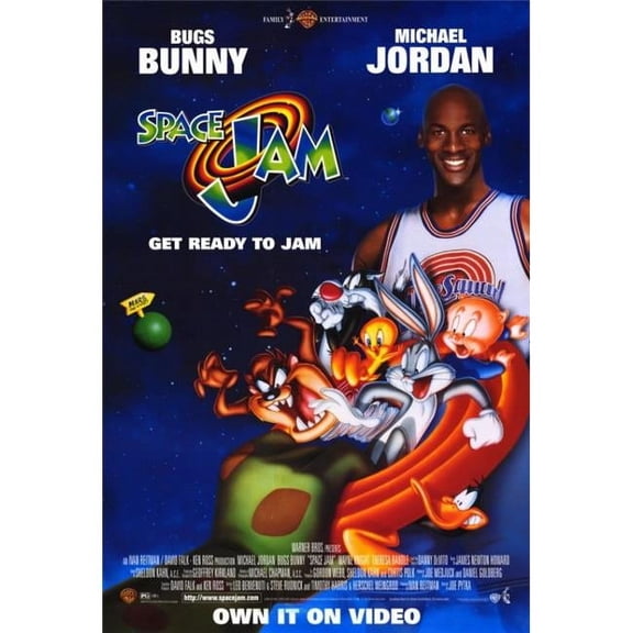 Pop Culture Graphics  Space Jam Movie Poster Print - 27 x 40