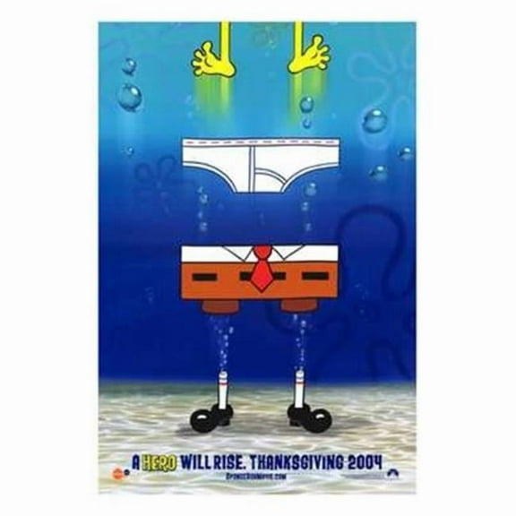 Pop Culture Graphics Spongebob Squarepants Movie Movie Poster - 11 x 17