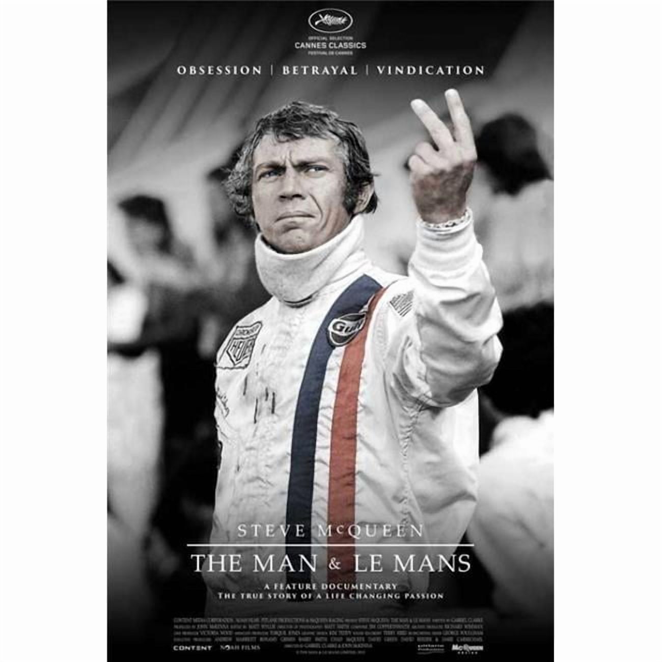 Pop Culture Graphics Steve McQueen The Man & LeMans Movie Poster, 11 x 17