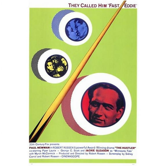 Pop Culture Graphics MOV144039 The Hustler Movie Poster, 11 x 17