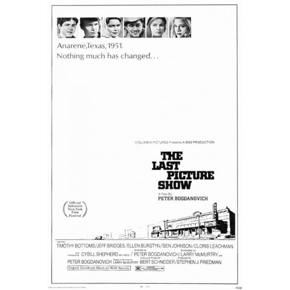 Pop Culture Graphics  The Last Picture Show Movie Poster Print - 27 x 40