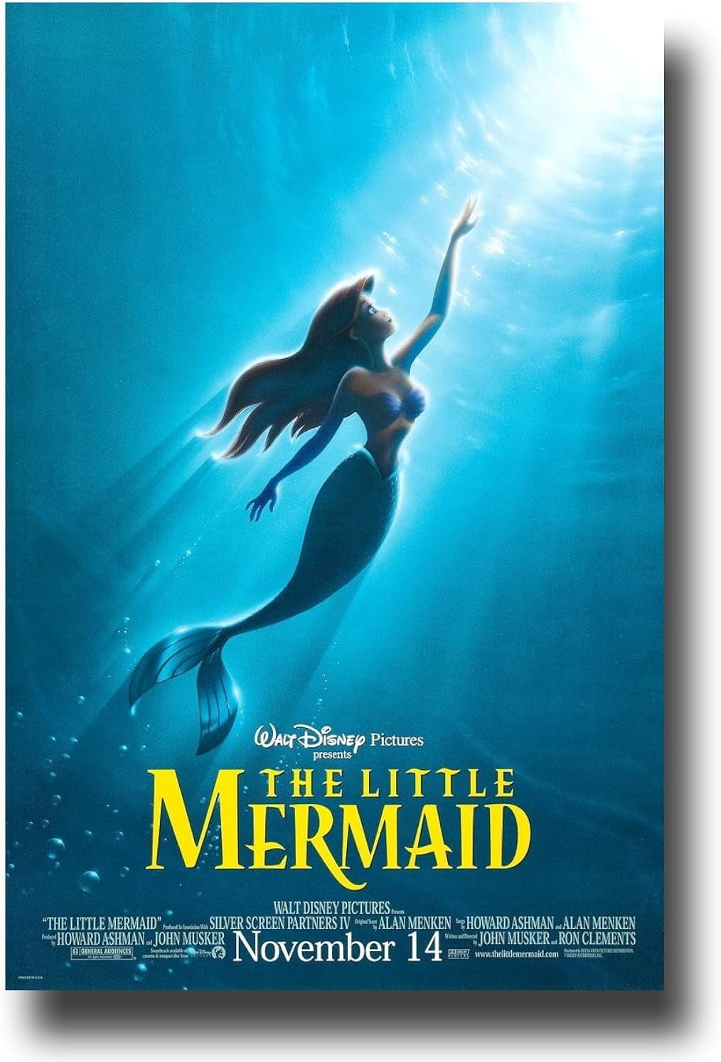 Pop Culture Graphics The Little Mermaid Poster Movie I 11x17 Jodi ...