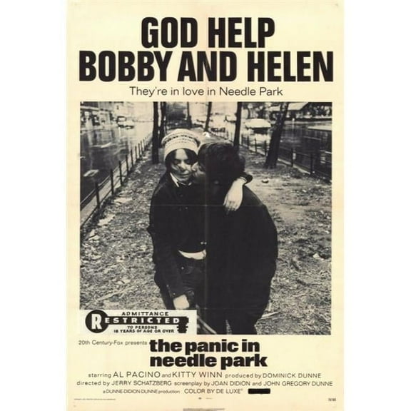 Pop Culture Graphics The Panic in Needle Park Movie Poster Print - 27 x 40