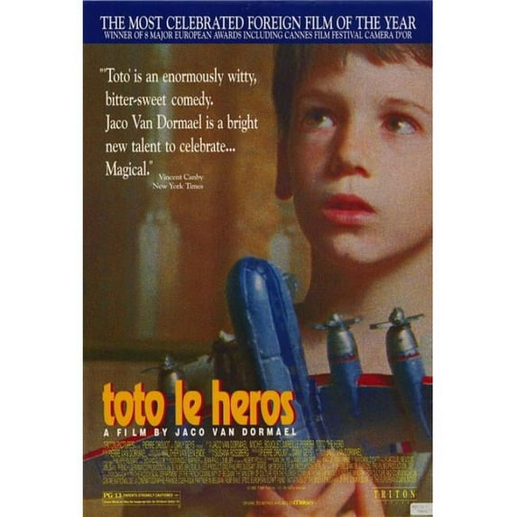 Pop Culture Graphics MOVGE1195 Toto le Heros Movie Poster, 11 x 17