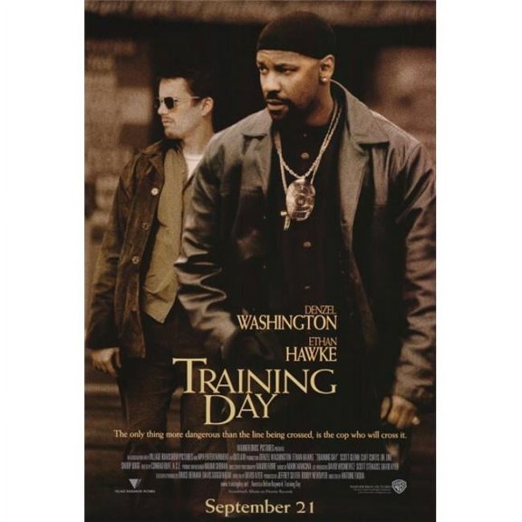Pop Culture Graphics  Training Day Movie Poster Print, 27 x 40