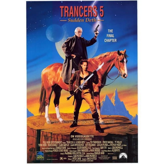 Pop Culture Graphics  Trancers 5 - Sudden Deth Movie Poster Print