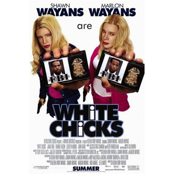 Pop Culture Graphics White Chicks Movie Poster - White - 11 x 17
